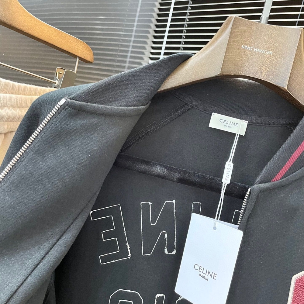 Celine Simple And Elegant Patchwork Jacket - image 4